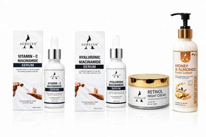 Aurelyn Festival Glow Hamper – Complete 4-Product Skincare Set | Best Gift Kit
